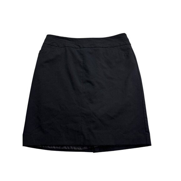 Worthington Petite Black Pencil Skirt Size 10P Knee Length Lined - Picture 1 of 4